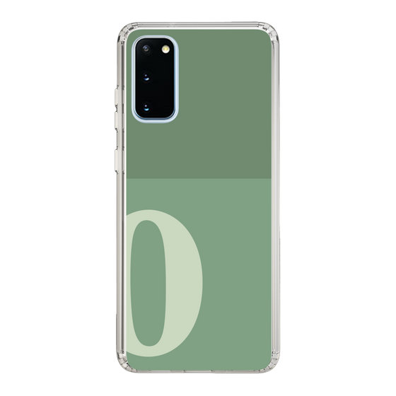 Slim Protection Case［ Original - initial two tone - O green ］