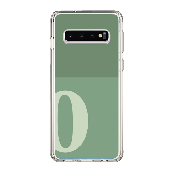 Slim Protection Case［ Original - initial two tone - O green ］