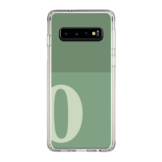 Slim Protection Case［ Original - initial two tone - O green ］