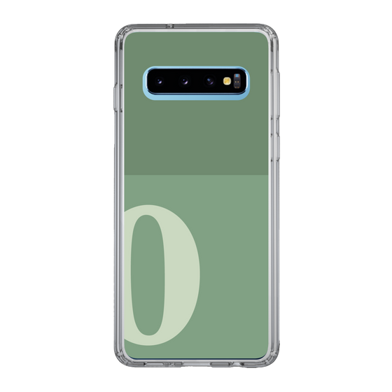 Slim Protection Case［ Original - initial two tone - O green ］