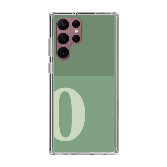 Slim Protection Case［ Original - initial two tone - O green ］