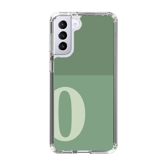 Slim Protection Case［ Original - initial two tone - O green ］