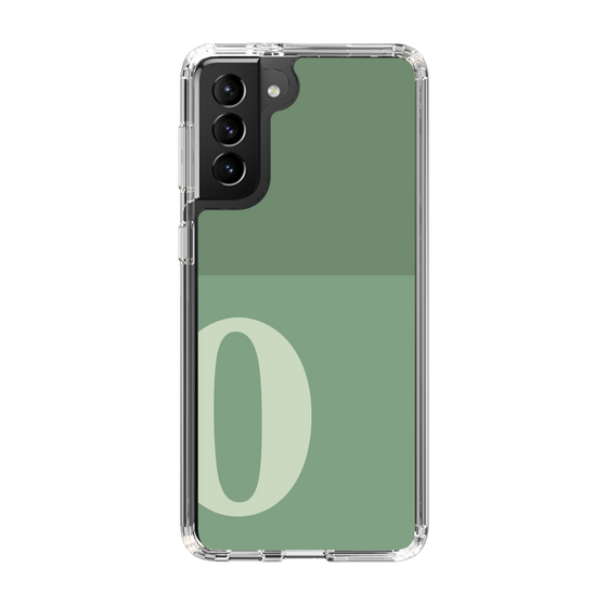 Slim Protection Case［ Original - initial two tone - O green ］