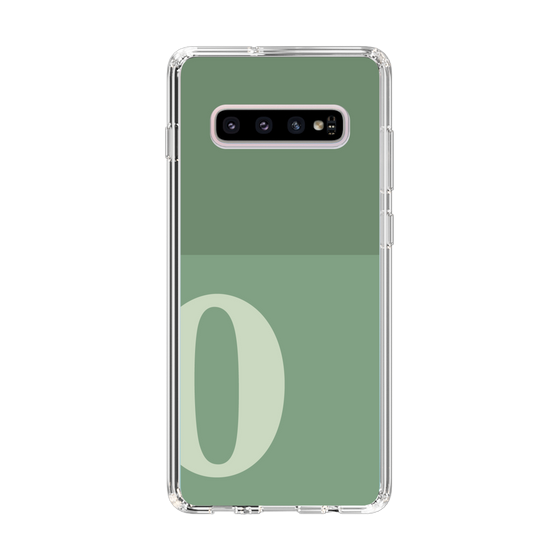 Slim Protection Case［ Original - initial two tone - O green ］