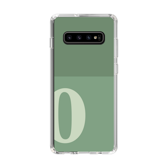 Slim Protection Case［ Original - initial two tone - O green ］