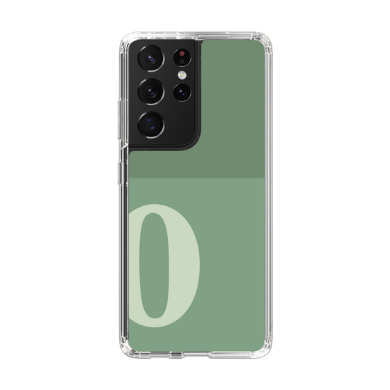 Slim Protection Case［ Original - initial two tone - O green ］