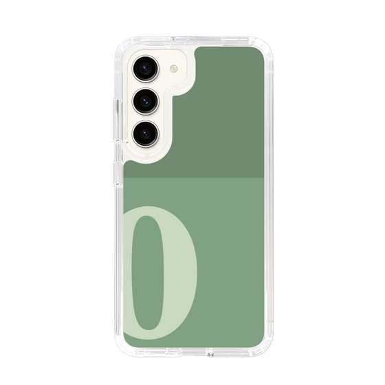 Slim Protection Case［ Original - initial two tone - O green ］