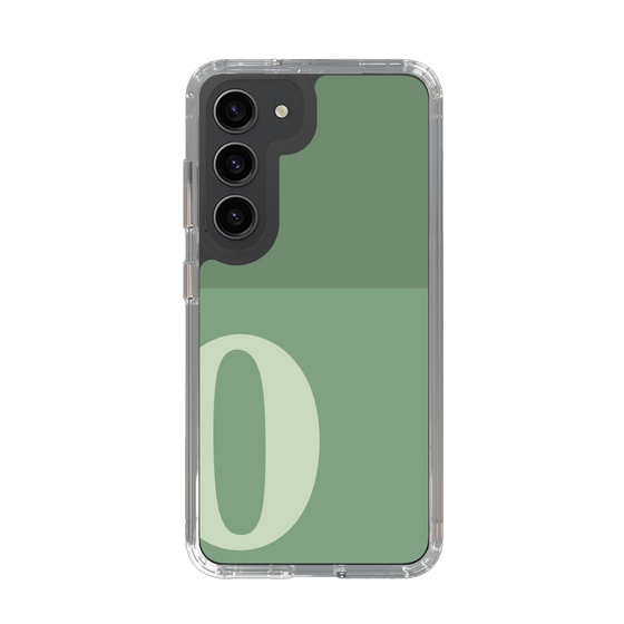 Slim Protection Case［ Original - initial two tone - O green ］