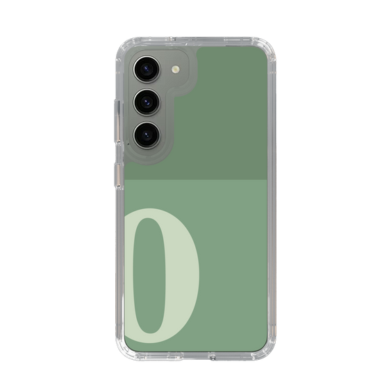 Slim Protection Case［ Original - initial two tone - O green ］