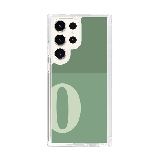 Slim Protection Case［ Original - initial two tone - O green ］