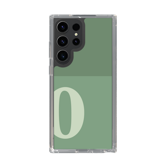 Slim Protection Case［ Original - initial two tone - O green ］