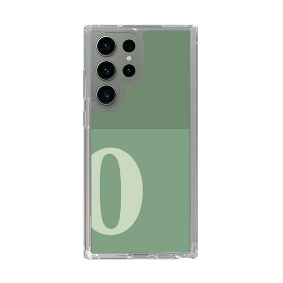 Slim Protection Case［ Original - initial two tone - O green ］
