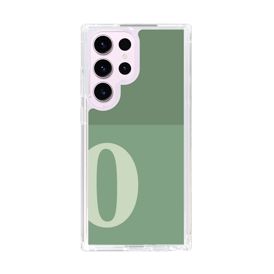 Slim Protection Case［ Original - initial two tone - O green ］