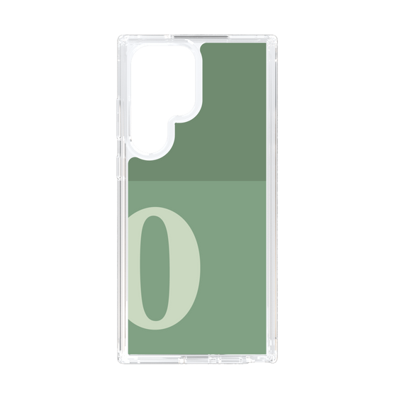 Slim Protection Case［ Original - initial two tone - O green ］