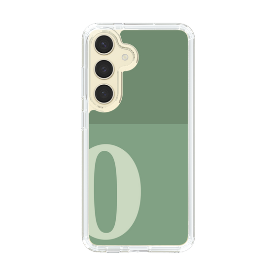 Slim Protection Case［ Original - initial two tone - O green ］