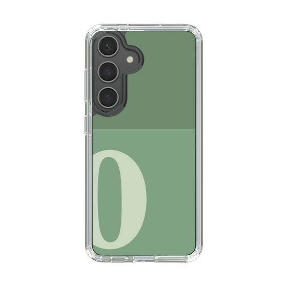 Slim Protection Case［ Original - initial two tone - O green ］