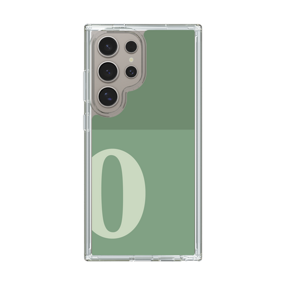 Slim Protection Case［ Original - initial two tone - O green ］