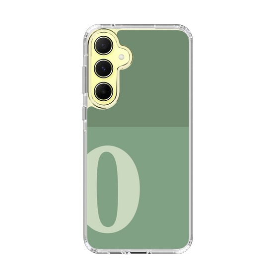 Slim Protection Case［ オリジナル - initial two tone - O green ］