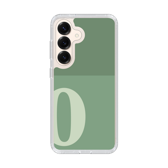 Slim Protection Case［ Original - initial two tone - O green ］