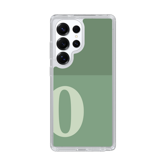 Slim Protection Case［ Original - initial two tone - O green ］