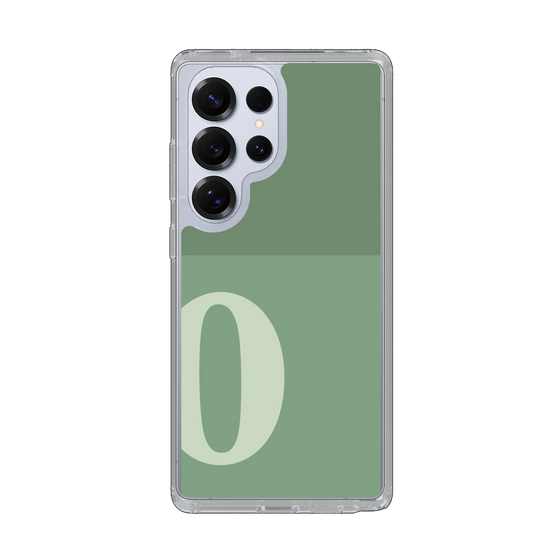 Slim Protection Case［ Original - initial two tone - O green ］