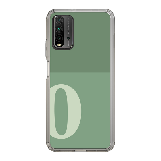 Slim Protection Case［ Original - initial two tone - O green ］