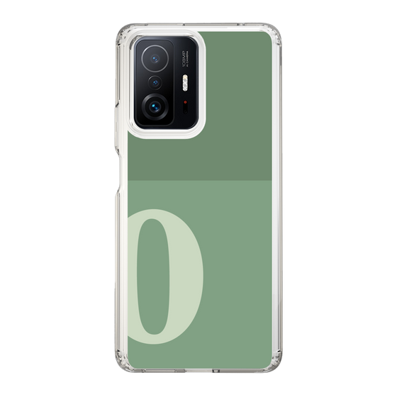Slim Protection Case［ Original - initial two tone - O green ］