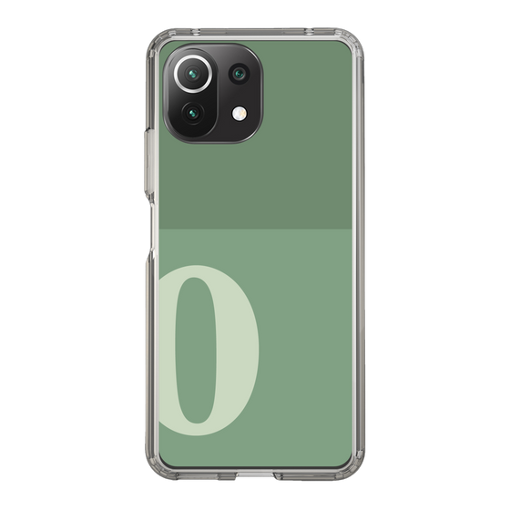 Slim Protection Case［ Original - initial two tone - O green ］