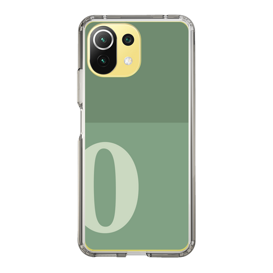Slim Protection Case［ Original - initial two tone - O green ］