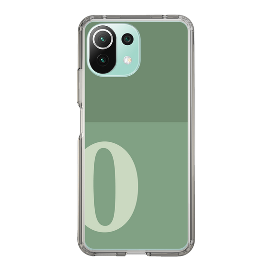Slim Protection Case［ Original - initial two tone - O green ］