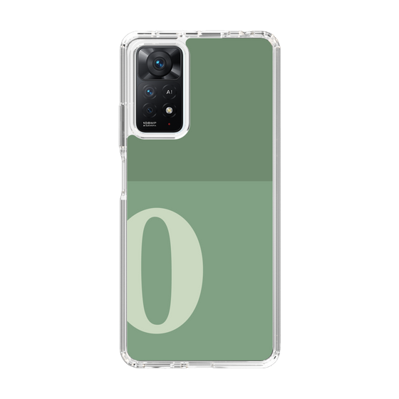 Slim Protection Case［ Original - initial two tone - O green ］
