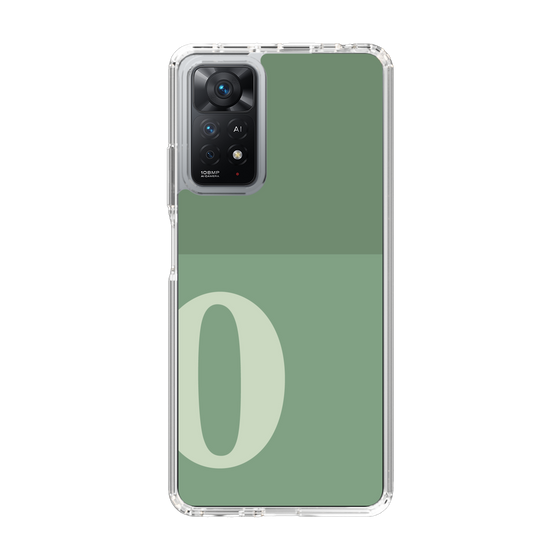 Slim Protection Case［ Original - initial two tone - O green ］