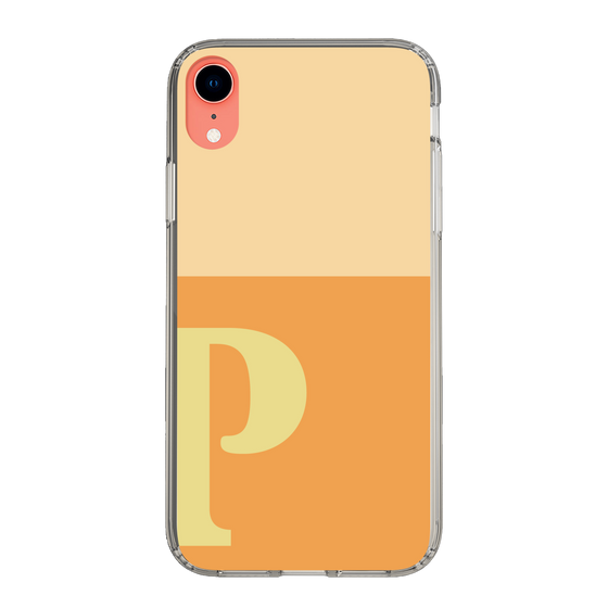 Slim Protection Case［ Original - initial two tone - P orange ］