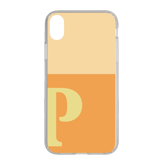 Slim Protection Case［ Original - initial two tone - P orange ］