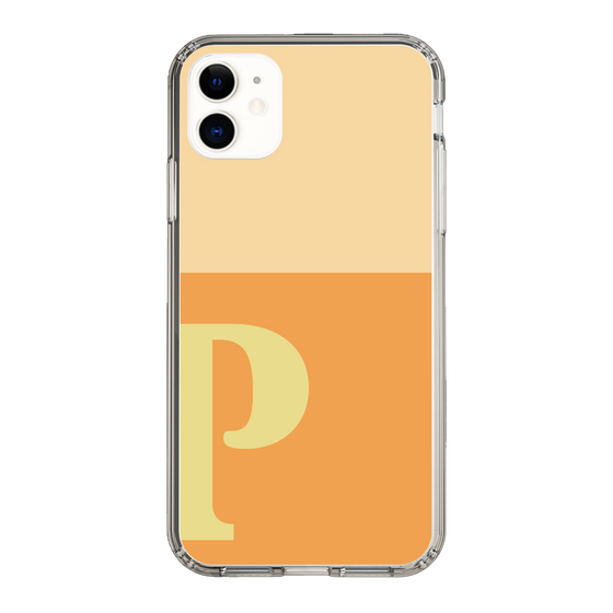 Slim Protection Case［ Original - initial two tone - P orange ］