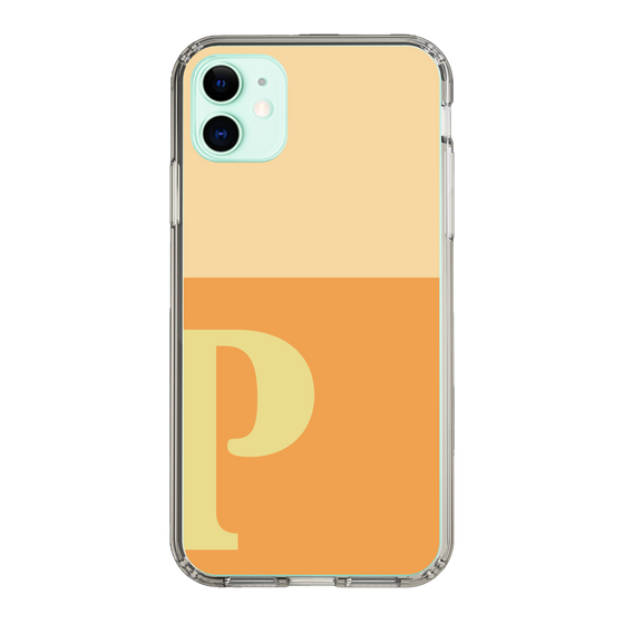 Slim Protection Case［ Original - initial two tone - P orange ］