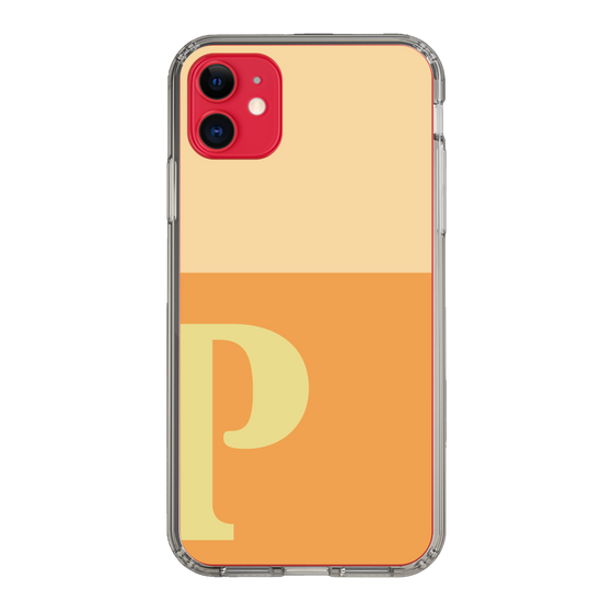Slim Protection Case［ Original - initial two tone - P orange ］