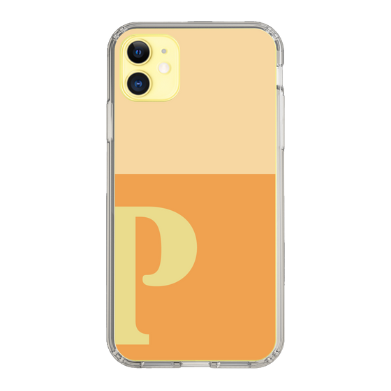 Slim Protection Case［ Original - initial two tone - P orange ］