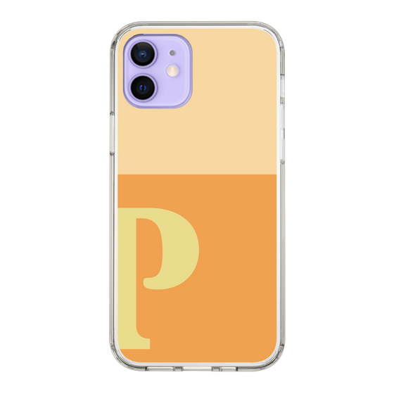 Slim Protection Case［ Original - initial two tone - P orange ］