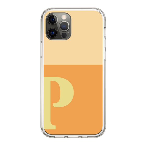 Slim Protection Case［ Original - initial two tone - P orange ］