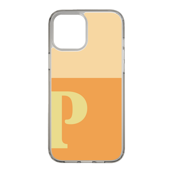 Slim Protection Case［ Original - initial two tone - P orange ］