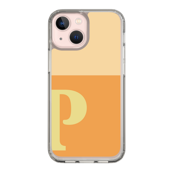Slim Protection Case［ Original - initial two tone - P orange ］
