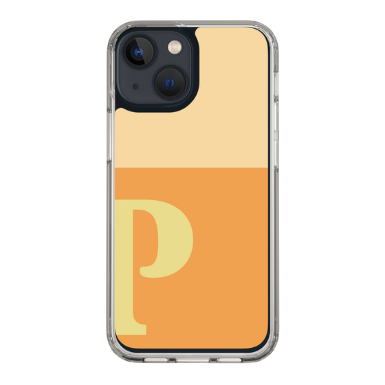 Slim Protection Case［ Original - initial two tone - P orange ］