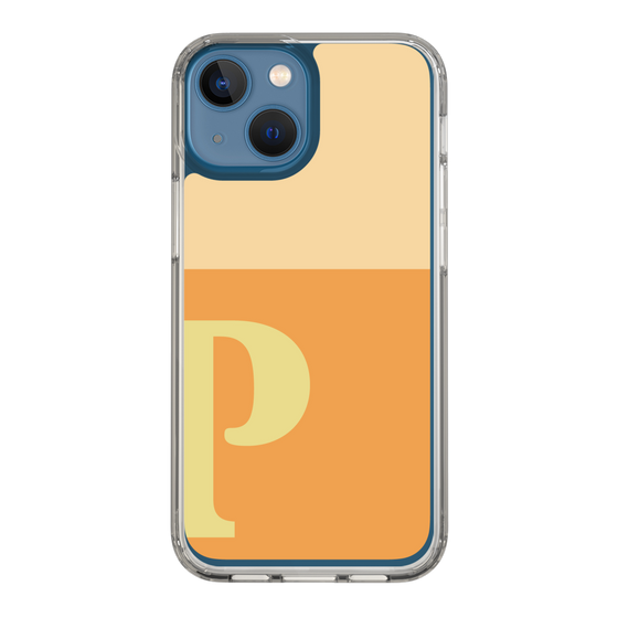 Slim Protection Case［ Original - initial two tone - P orange ］