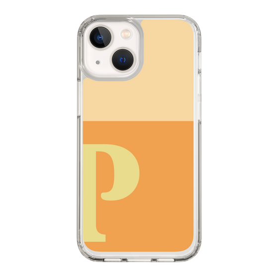 Slim Protection Case［ Original - initial two tone - P orange ］