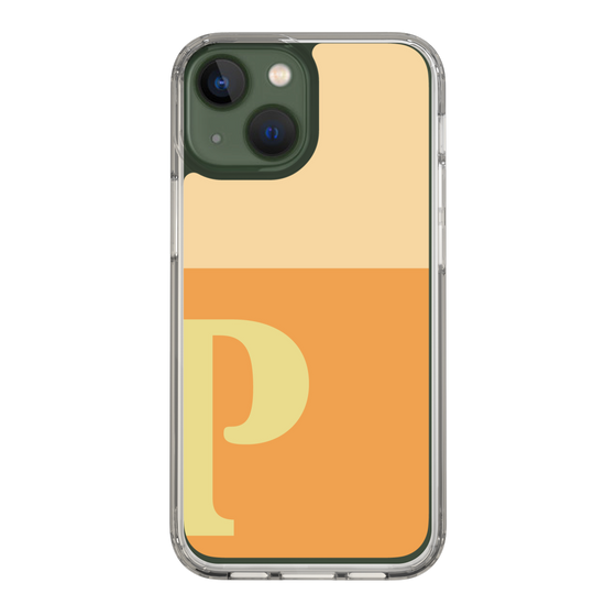 Slim Protection Case［ Original - initial two tone - P orange ］