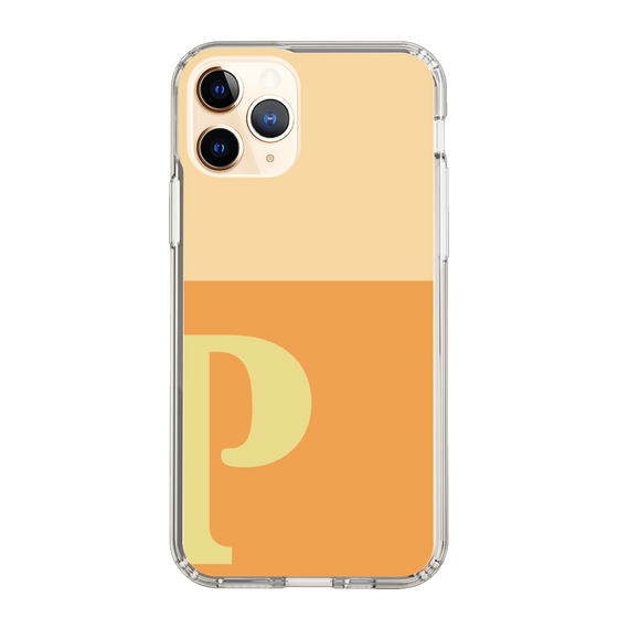 Slim Protection Case［ Original - initial two tone - P orange ］