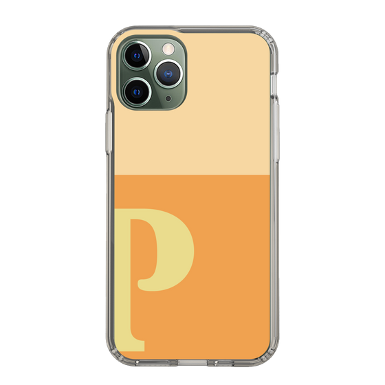 Slim Protection Case［ Original - initial two tone - P orange ］