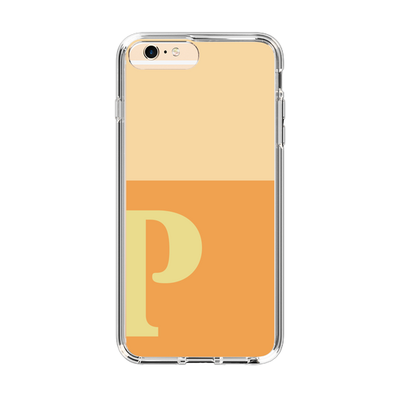 Slim Protection Case［ Original - initial two tone - P orange ］