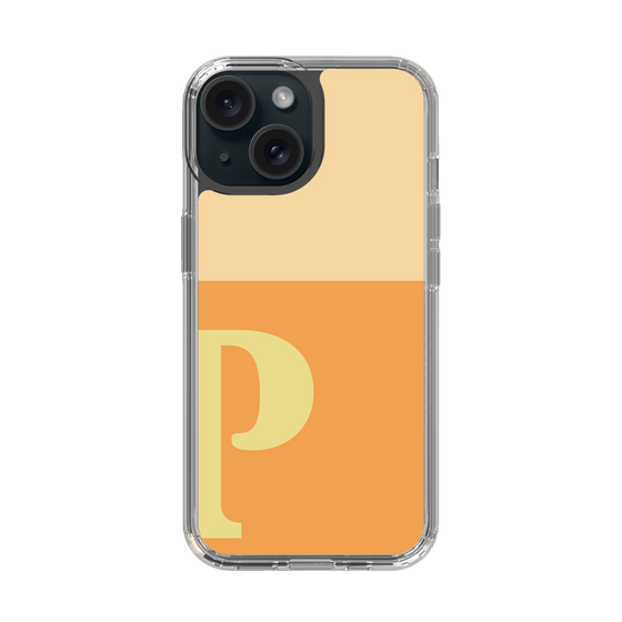 Slim Protection Case［ Original - initial two tone - P orange ］